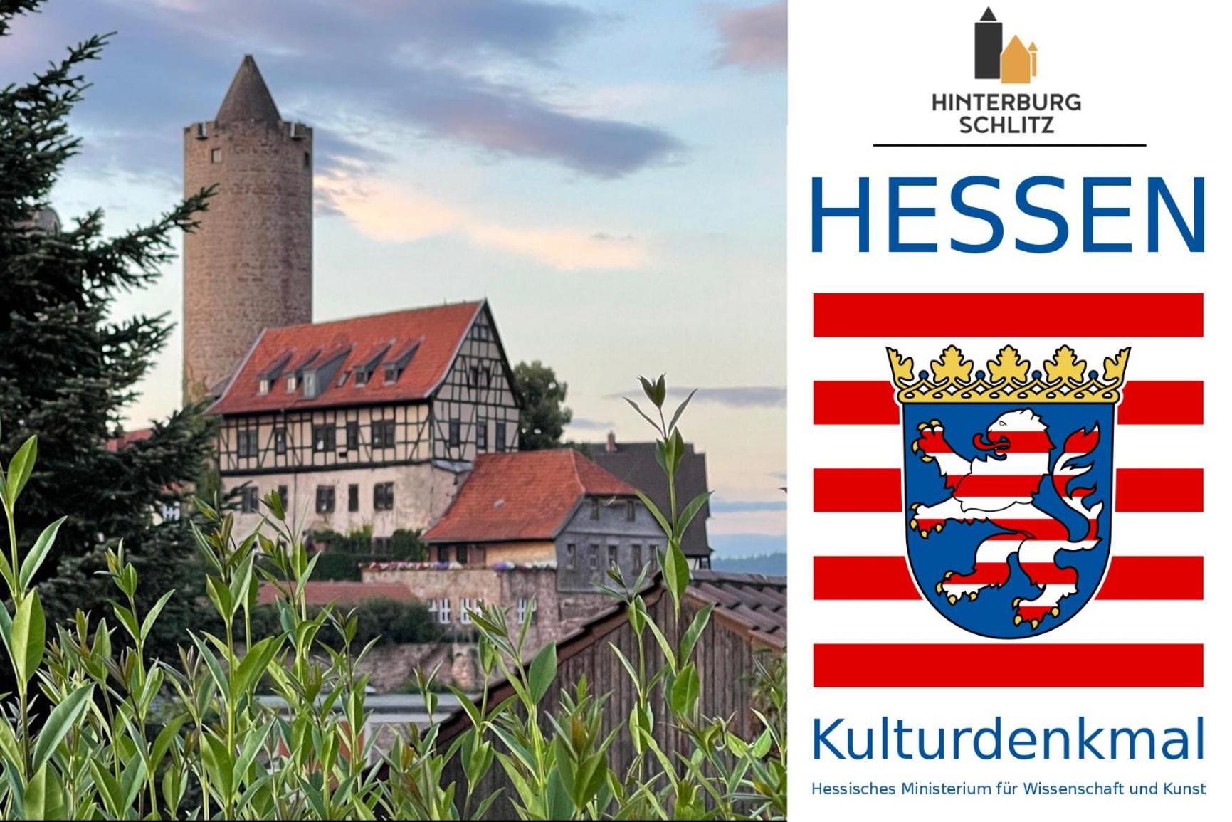 Alte Foersterei - Elegantes Apartment In Der Historischen Hinterburg Schlitz - Nahe Fulda Und Bad Hersfeld Ngoại thất bức ảnh